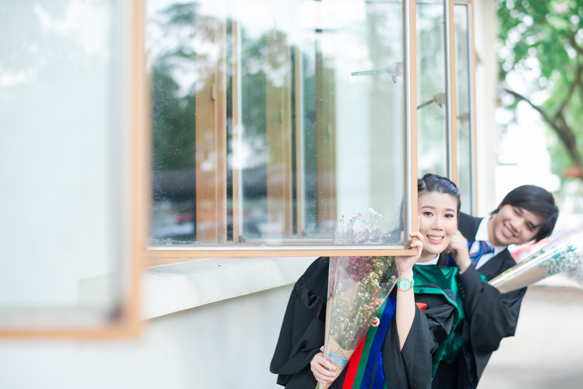 ถ่ายรูปรับปริญญามหาวิทยาลัยเทคโนโลยีมหานคร 16