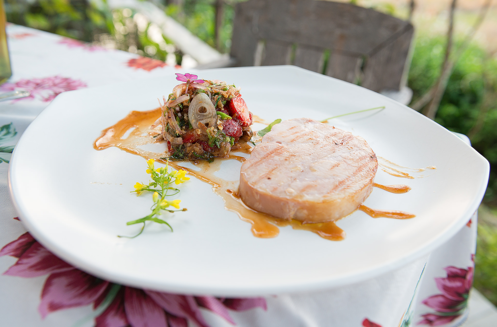 ภาพอาหาร แฮมสเต๊ก 01